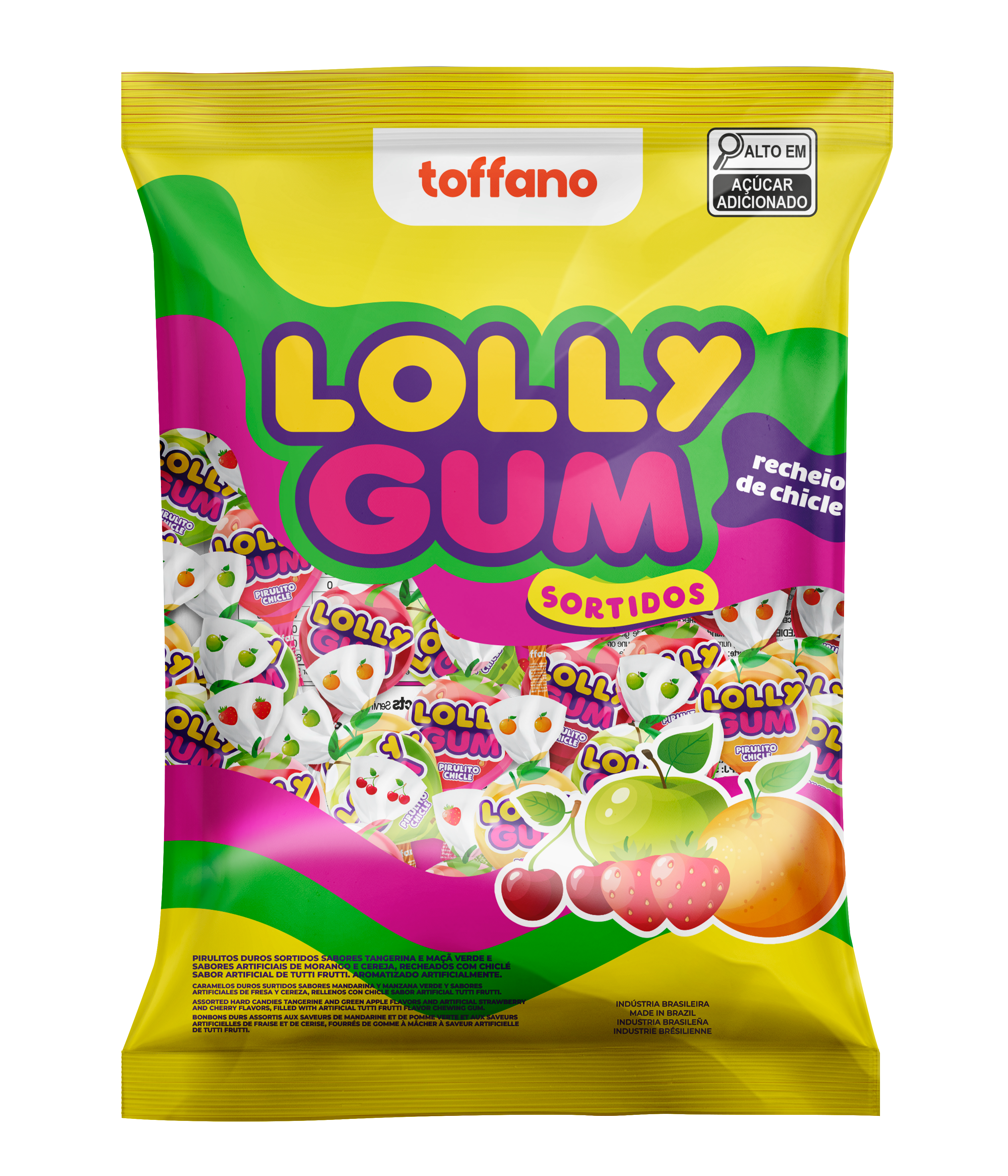 Lolly Gum - Frutas Sortidas